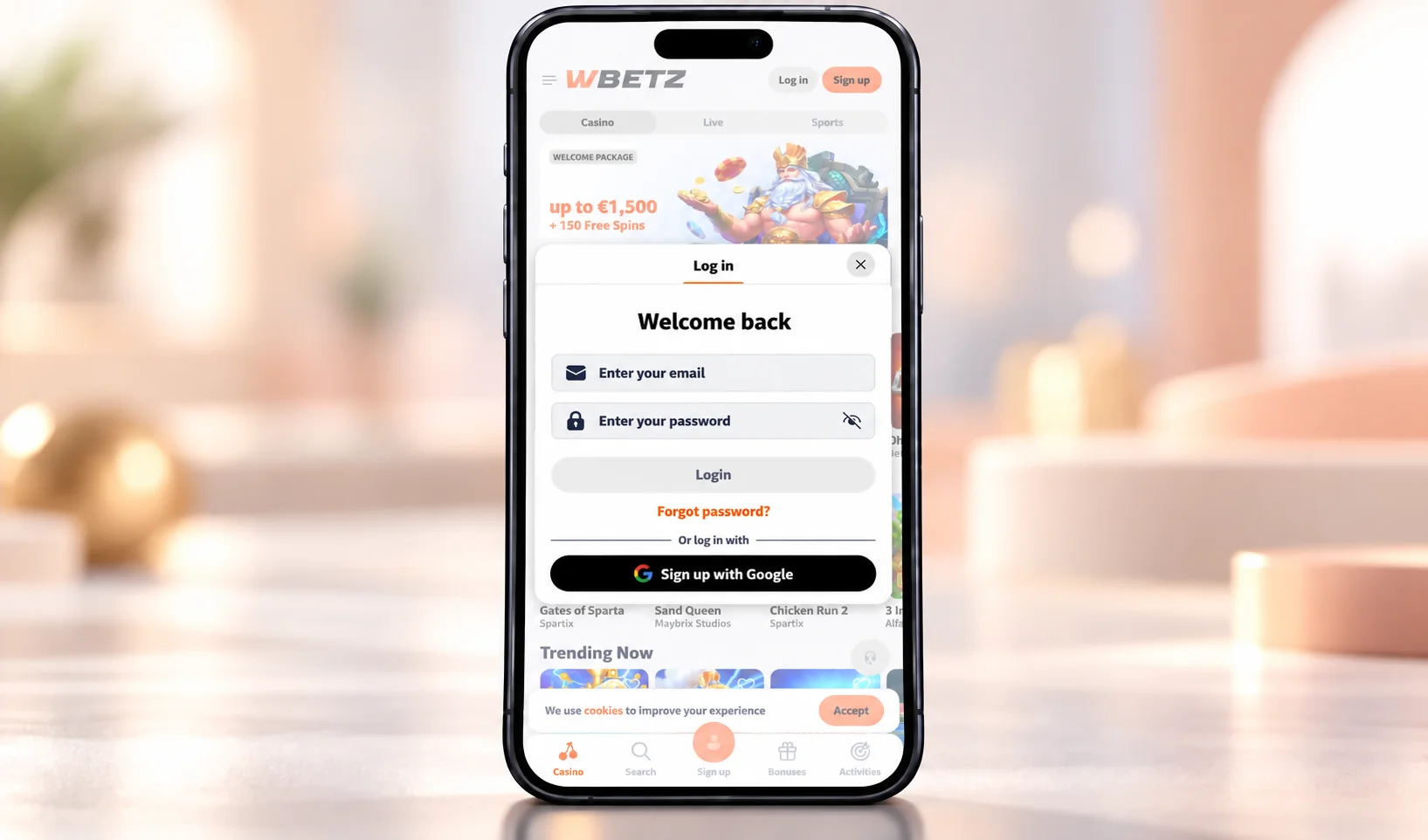 wbetz app